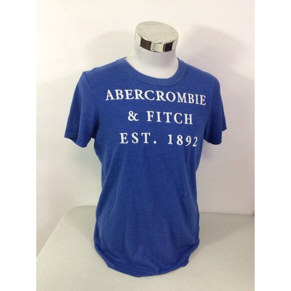 Abercrombie & Fitch Vintage T Shirt Muscle Fit Spell Out Mens Medium - Picture 1 of 6